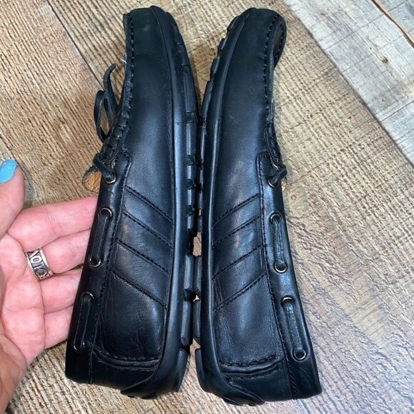 geox Respira Melbourne Black Driving Moccasins - Picture 3 of 12